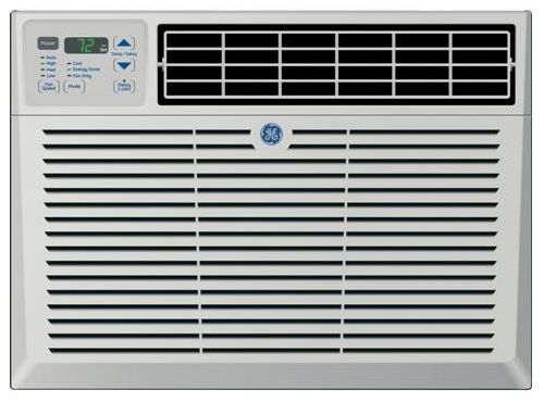 GE® 230 Volt Electronic Room Air Conditioner-Gray