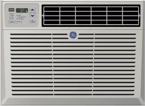GE 230 Volt Electronic Room Air Conditioner-Gray