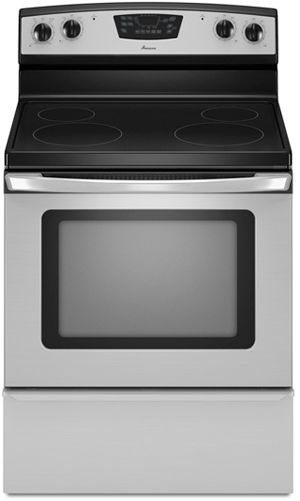 Amana® 30" Free Standing Electric Range-Stainless Steel