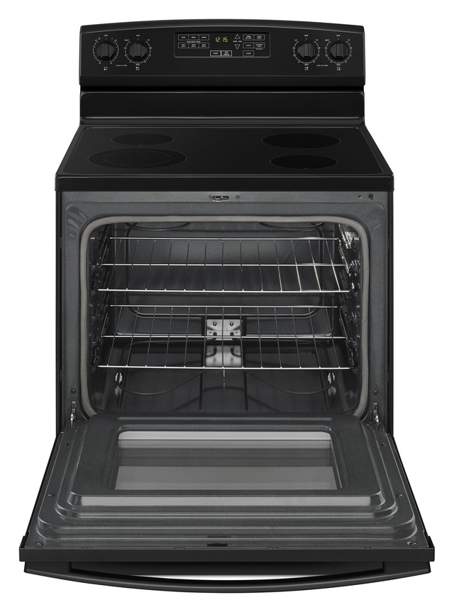 Amana® 30" Black on Stainless Free Standing Electric Range 1