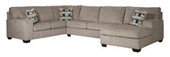 Signature Design by Ashley® Ballinasloe Platinum 3-Piece Sectional with Chaise
