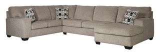 Signature Design by Ashley® Ballinasloe Platinum 3-Piece Sectional with Chaise