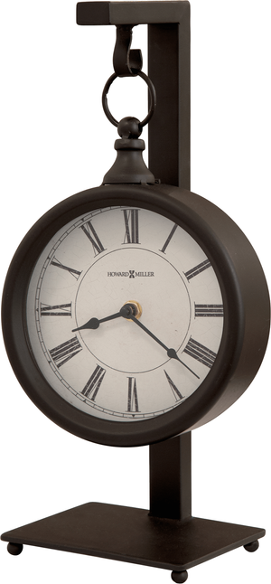 Howard Miller® Loman Antique Black Mantel Clock