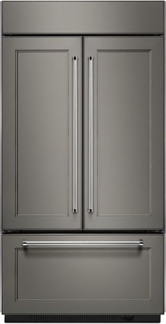 Réfrigérateur à portes françaises de 42 po KitchenAid® de 24,2 pi³ - Prêt pour le panneau