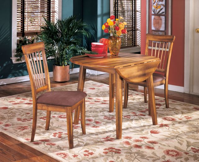 Ashley® Berringer Rustic Brown Upholstered Dining Side Chair-2