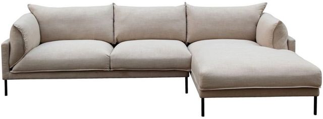 Moe's Home Collection Jamara Right Sandy Beige Sectional 2