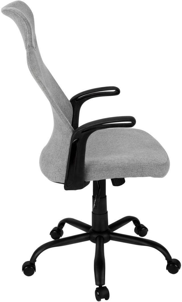 Monarch Specialties Inc. Black/Dark Grey Office Chair-2