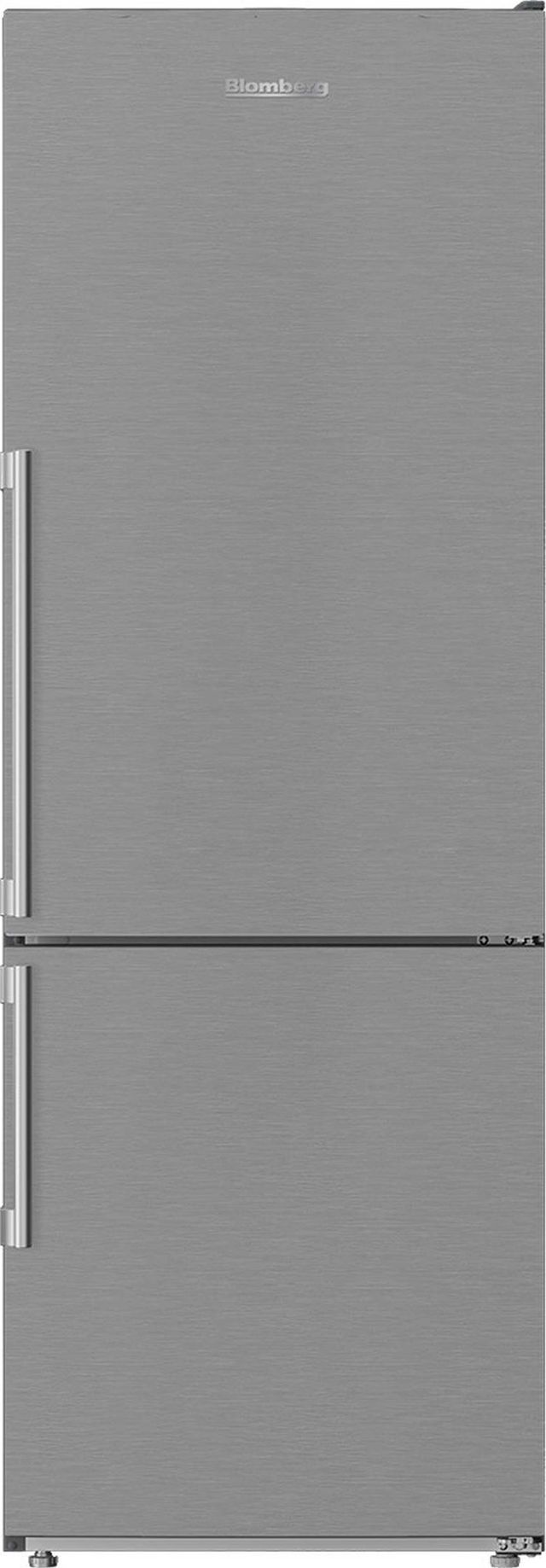Blomberg® 11.4 Cu. Ft. Stainless Steel Counter-Depth Bottom Freezer Refigerator