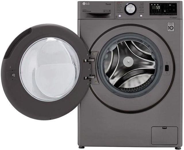 LG 2.4 Cu. Ft. Graphite Steel Front Load Washer Dryer Combos  6