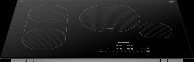 Thermador® Masterpiece® Series 30" Black Electric Cooktop 4