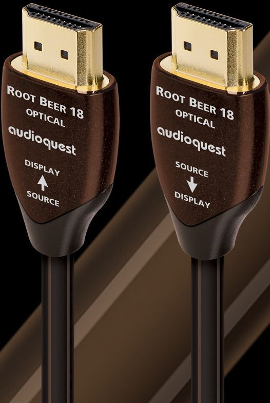 AudioQuest® Root Beer Active Optical 10M HDMI Cable  0
