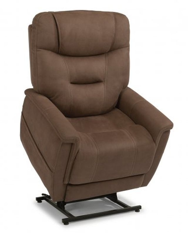 Flexsteel® Shaw Brown Power Lift Recliner With Power Headrest Vans Home Center 0213