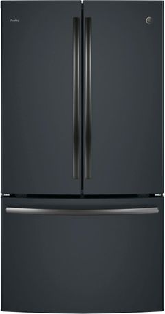 GE Profile™ 23.1 Cu. Ft. Black Slate Counter Depth French Door Refrigerator