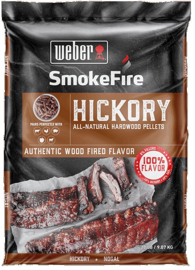 Weber Grills® Hickory All-Natural Hardwood Pellets