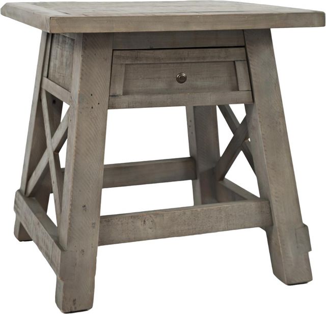 Jofran Inc. Outer Banks Driftwood Power End Table
