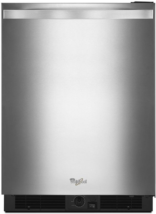 Whirlpool® 5.6 Cu. Ft. Stainless Steel Under the Counter Refrigerator 0