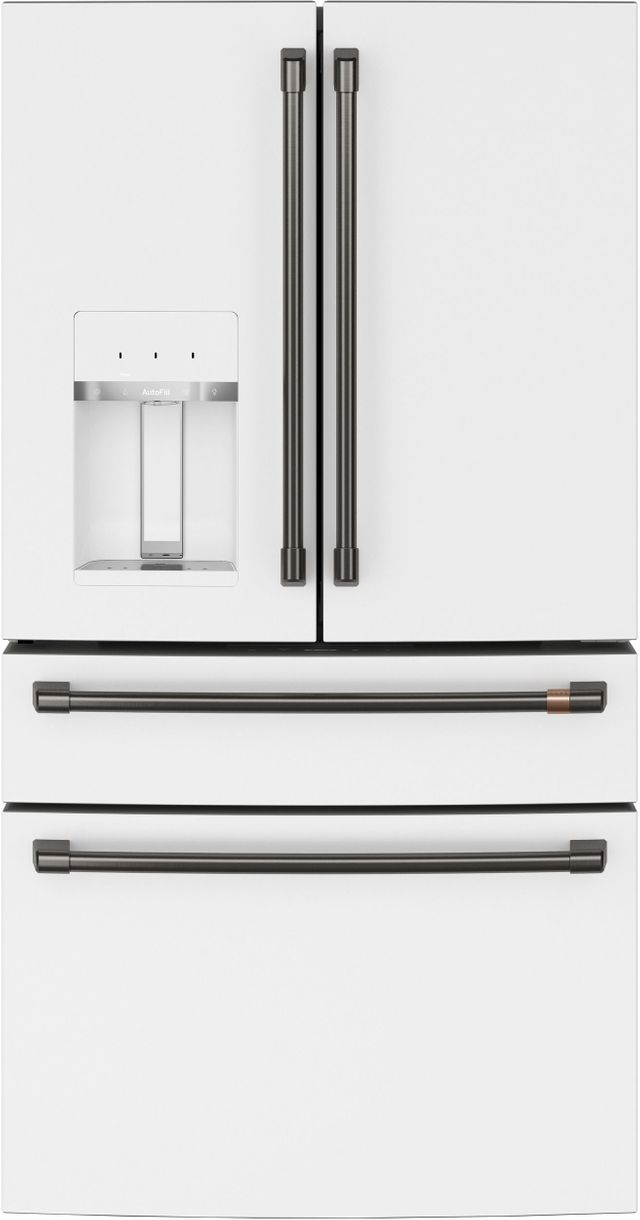 Café™ Brushed Black Refrigeration Handle Kit-2