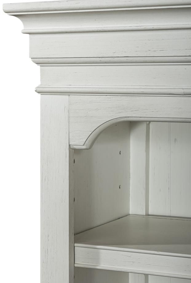 Liberty Allyson Park Charcoal/Wirebrushed White Entertainment Hutch 4
