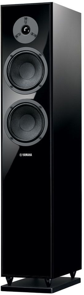 Yamaha® Piano Black 6.5" Floor Standing HD Movie Speaker
