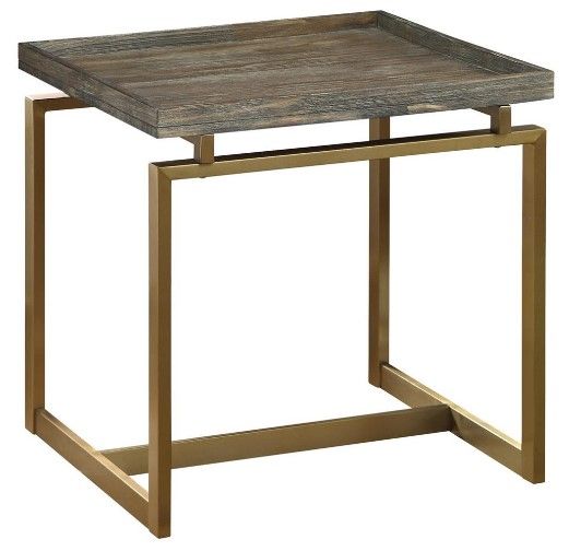 Coast2Coast Home™ Biscayne Weathered/Gold End Table-0