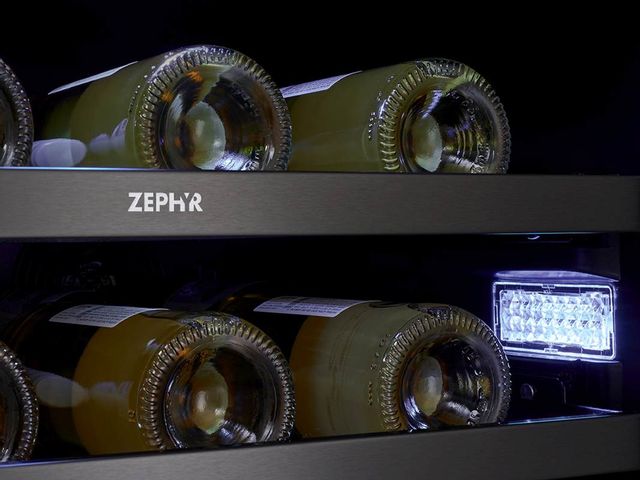 Zephyr Presrv™ 24" Black Stainless Steel Wine Cooler 6