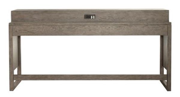 Liberty Bartlett Field Dusty Taupe Console Bar Table -1