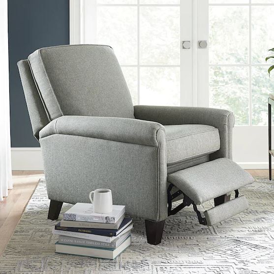 Bassett® Furniture Thompson Gray Recliner | BlvdHome