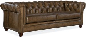 Hooker® Furniture SS Chester Dark Walnut/Tianran Nature Sofa