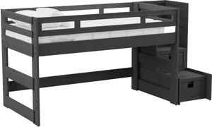 Elements International Cali Kids Gray Youth Twin Bunk Bed