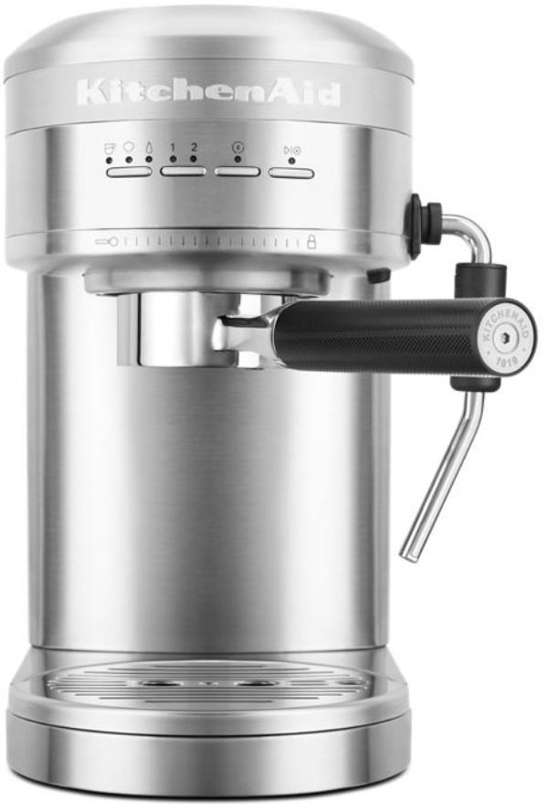 KitchenAid® Brushed Stainless Steel Metal Semi-Automatic Espresso ...