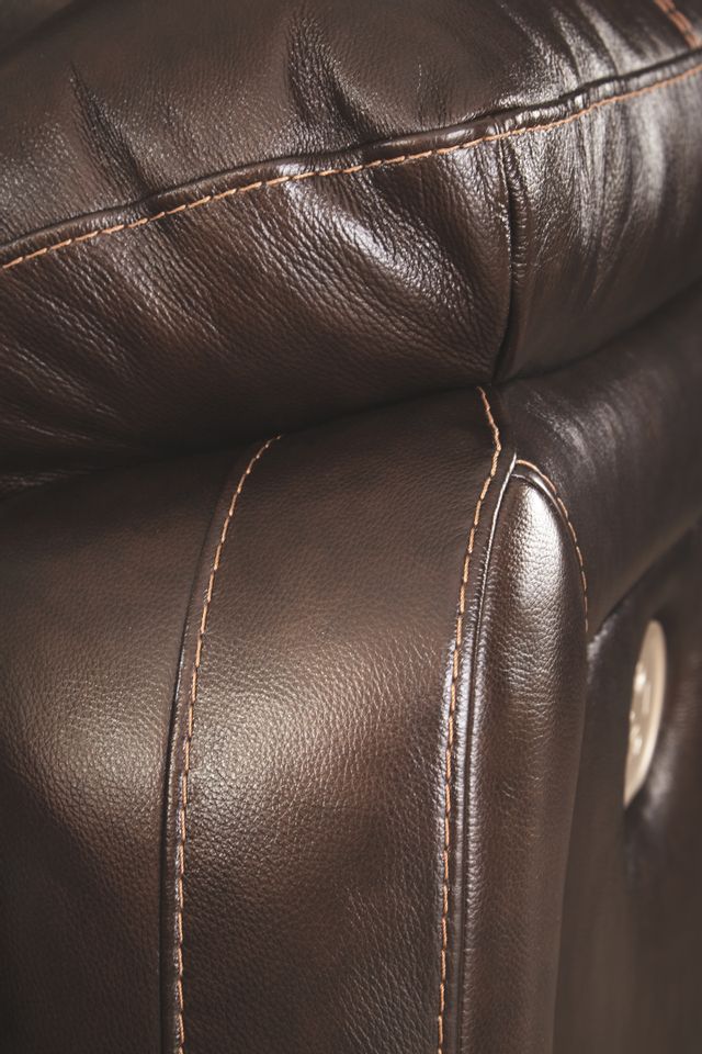 Signature Design by Ashley® Hallstrung Chocolate 2 Seat Reclining Power Sofa 5