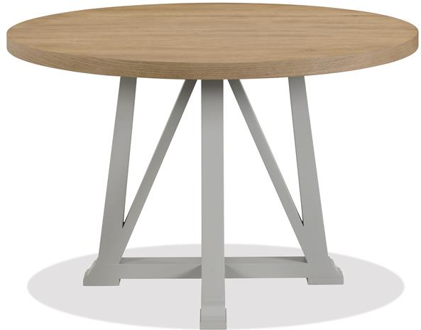 Riverside Furniture Osborne Gray Skies/Timeless Oak Dining Table and Base-1