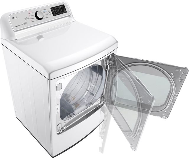 LG 7.3 Cu. Ft. White Front Load Electric Dryer-3