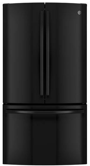 GE 28.5 Cu. Ft. French-Door Refrigerator-Black