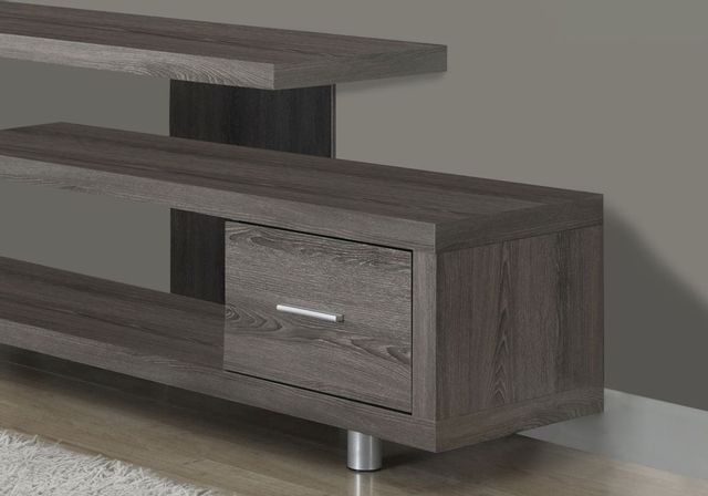 Monarch Specialties Inc. Dark Taupe TV Stand 3