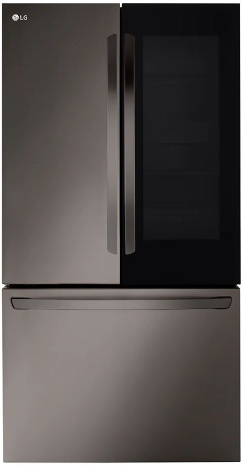 LG 27 Cu. Ft. Black Stainless Steel Smart InstaView® Counter Depth French Door Refrigerator  1