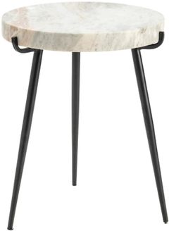 Crestview Collection Maxwell Black/White Accent Table