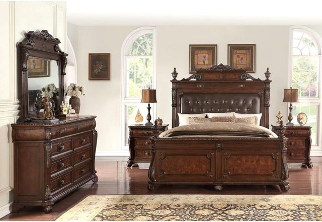 Wood Dark Brown Oxford Bed, For Home & Hotel, Size: Queen & King Size