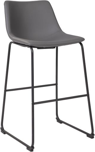 Signature Design by Ashley® Centiar Gray Tall Upholstered Bar Stool - Set of 2