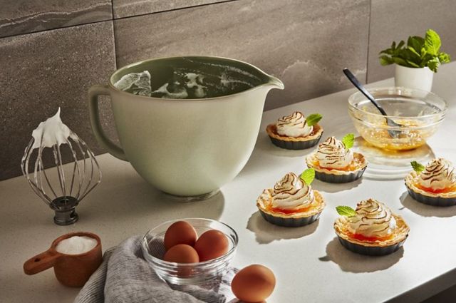 KitchenAid® White Shell 5 Quart Ceramic Bowl 18