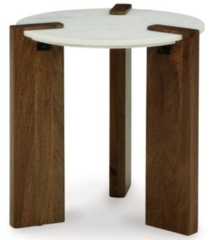 Signature Design by Ashley® Isanti Brown/White End Table