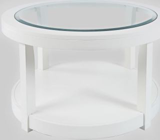 Jofran Inc. Urban Icon White Round Cocktail Table