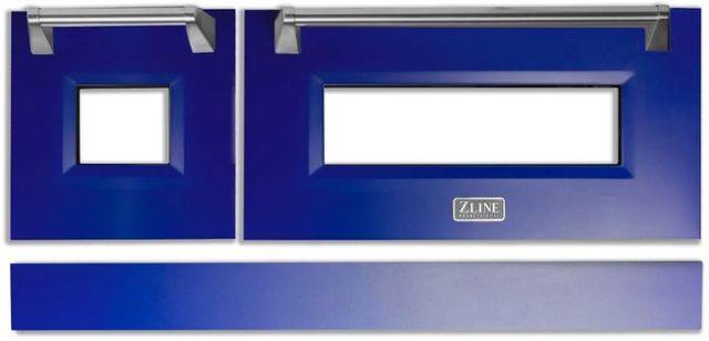 ZLINE 48" Blue Matte Range Door 0