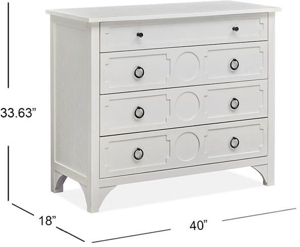 Magnussen Home® Mosaic White Chocolate Accent Chest 9