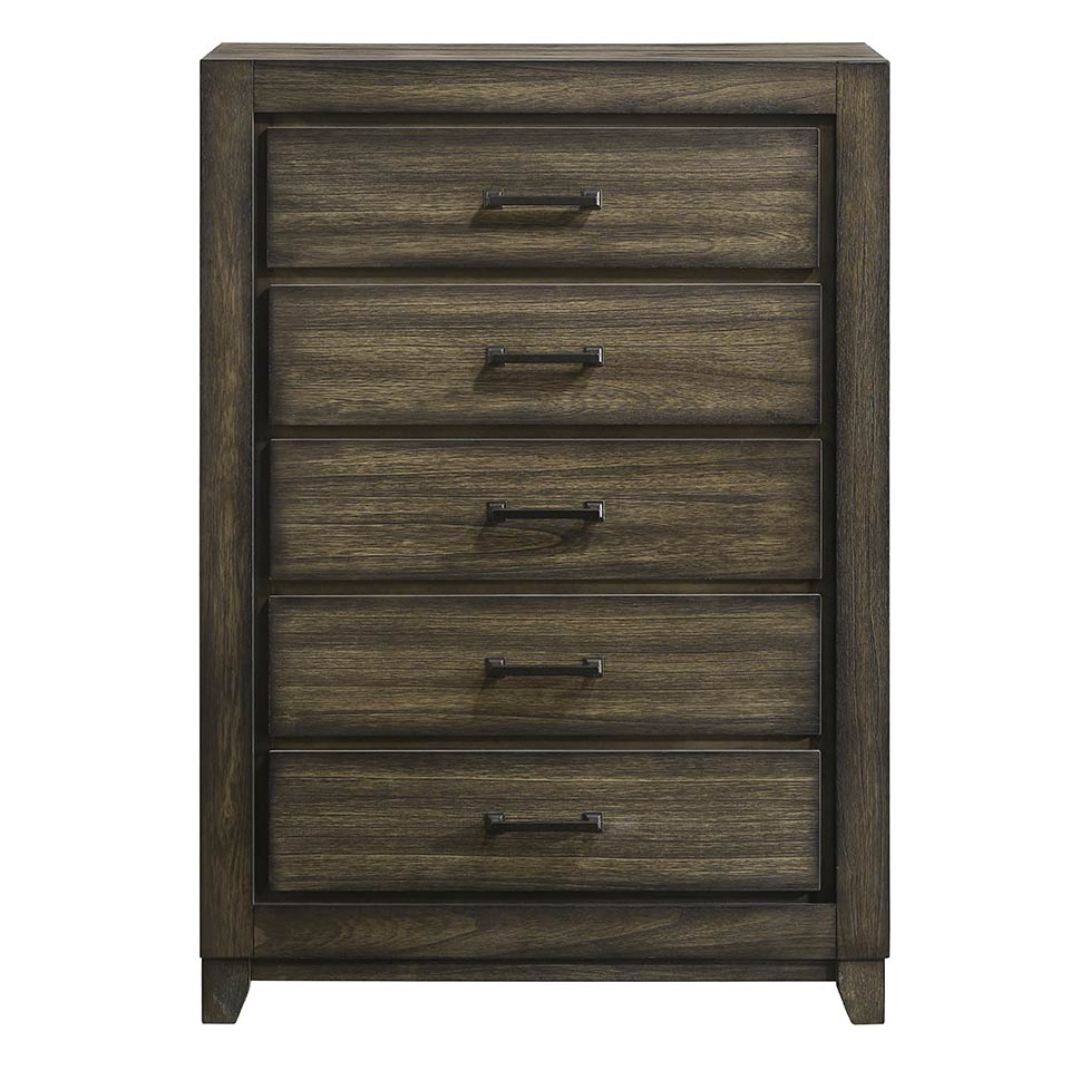 New Classic Home Furnishings Ashland Rustic Brown Chest