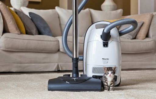 Miele Complete C3 Cat & Dog Lotus White Canister Vacuum-1