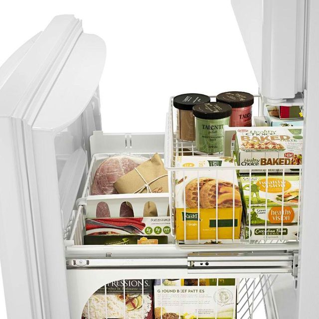 Amana® 22.1 Cu. Ft. White Bottom Freezer Refrigerator 5