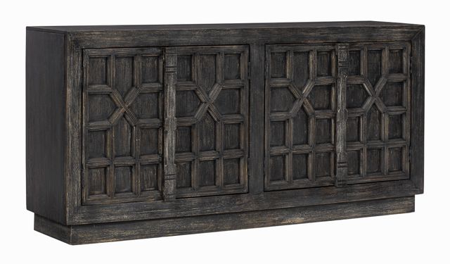 Signature Design by Ashley® Roseworth Distressed Black Accent Cabinet 1