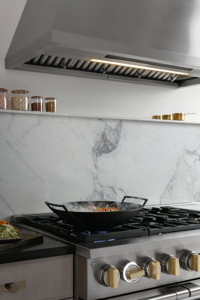 Monogram® Statement Collection 36" Stainless Steel Wall Mounted Range Hood 9