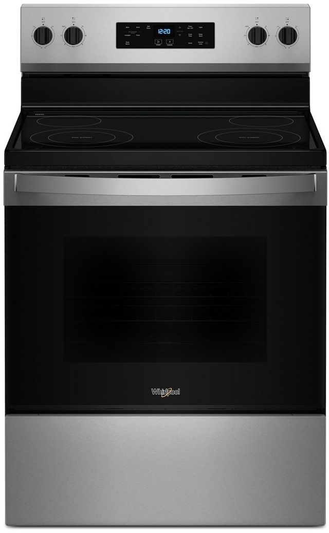 Whirlpool® 30" Stainless Steel Freestanding Electric Range Prime